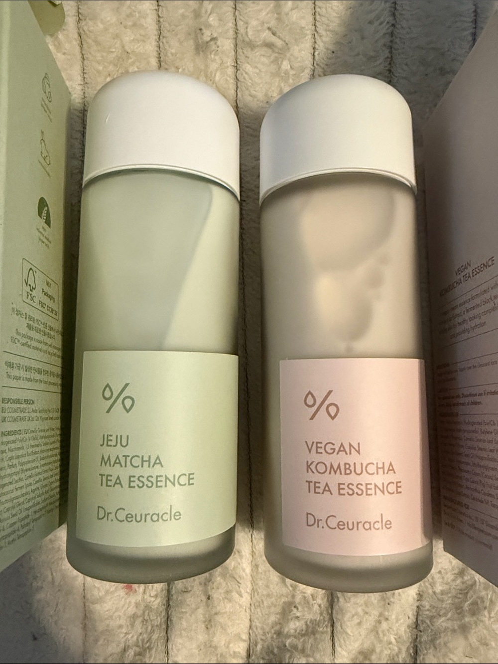 Dual Toner Set — Jeju Matcha (Green) & Vegan Kombucha (Pink)